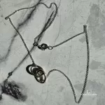 Tiffany & Co. Elsa Peretti Double Loop 925 silver necklace, view 3