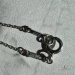 Tiffany & Co. Elsa Peretti Eternal Circle 925 silver necklace, view 5