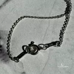 Tiffany & Co. Elsa Peretti Eternal Circle 925 silver necklace, view 8
