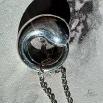 Tiffany & Co. Elsa Peretti Eternal Circle 925 silver necklace, view 9