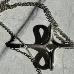 Tiffany & Co. open cross 925 silver necklace, view 8