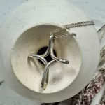 Tiffany & Co. open cross 925 silver necklace, view 10