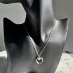 Tiffany & Co. Paloma Picasso Tenderness Heart 925 silver necklace, view 10