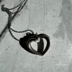 Tiffany & Co. Paloma Picasso Tenderness Heart 925 silver necklace, view 4