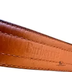 vintage Burberrys of London Nova Check and brown leather belt, view 10