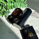 Bvlgari oversized tortoiseshell sunglasses, view 20