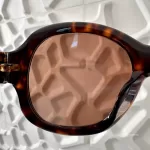 Bvlgari oversized tortoiseshell sunglasses, view 3