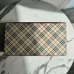 Burberry Nova Check handkerchief and nylon pouch boxed gift set, view 2