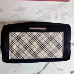 Burberry Nova Check handkerchief and nylon pouch boxed gift set, view 6