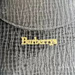 vintage Burberrys of London black leather coin purse, view 13