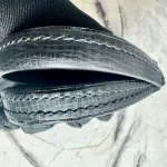 vintage Burberrys of London black leather coin purse, view 7