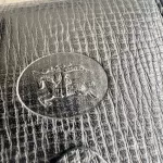 vintage Burberrys of London black leather coin purse, view 12