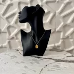 Christian Dior oval 'CD' gold-tone pendant necklace, view 17