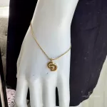 Christian Dior CD gold-tone bracelet, view 9