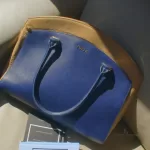 FURLA Bicolor Leather Satchel (1)