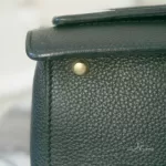 Furla tricolour black, ivory and grey leather and suede two-way bag, view 11