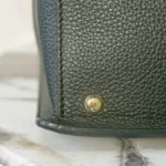 Furla tricolour black, ivory and grey leather and suede two-way bag, view 12