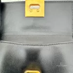 Salvatore Ferragamo Gancini black leather compact wallet, view 11