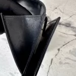 Salvatore Ferragamo Gancini black leather compact wallet, view 13