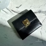 Salvatore Ferragamo Gancini black leather compact wallet, view 2