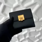Salvatore Ferragamo Gancini black leather compact wallet, view 21