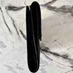 Salvatore Ferragamo Gancini black leather compact wallet, view 6