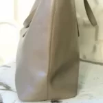 Furla taupe leather open-mouth tote bag, view 5