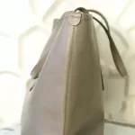 Furla taupe leather open-mouth tote bag, view 4