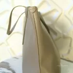 Furla taupe leather open-mouth tote bag, view 6
