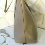 Furla taupe leather open-mouth tote bag, view 7