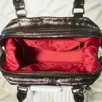 Longchamp Légende black patent leather doctor's bag handbag, view 13