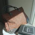 Vintage LONGCHAMP Maryvonne Monogram Satchel