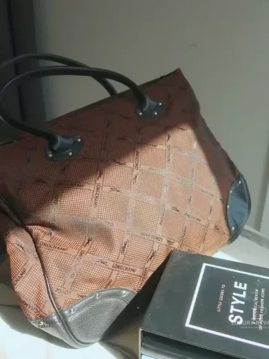 Vintage LONGCHAMP Maryvonne Monogram Satchel