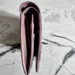 Nina Ricci pink and brown monogram compact wallet, view 5