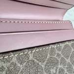 Nina Ricci pink and brown monogram compact wallet, view 9