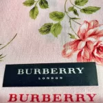 Burberry black Nova Check and pink floral handkerchief gift box set, view 6