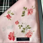 Burberry black Nova Check and pink floral handkerchief gift box set, view 7