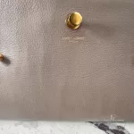 Yves Saint Laurent Muse Two taupe leather two-way handbag, view 19