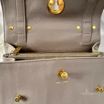 Yves Saint Laurent Muse Two taupe leather two-way handbag, view 13
