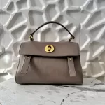 Yves Saint Laurent Muse Two taupe leather two-way handbag, view 3