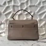 Yves Saint Laurent Muse Two taupe leather two-way handbag, view 4