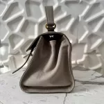 Yves Saint Laurent Muse Two taupe leather two-way handbag, view 6