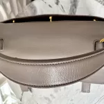 Yves Saint Laurent Muse Two taupe leather two-way handbag, view 7