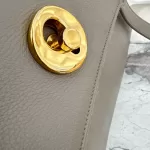 Yves Saint Laurent Muse Two taupe leather two-way handbag, view 15