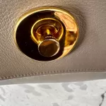 Yves Saint Laurent Muse Two taupe leather two-way handbag, view 16