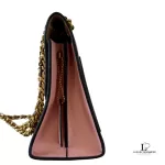 Coach Parker colorblock signature shoulder bag with tea rose turnlock, view 4