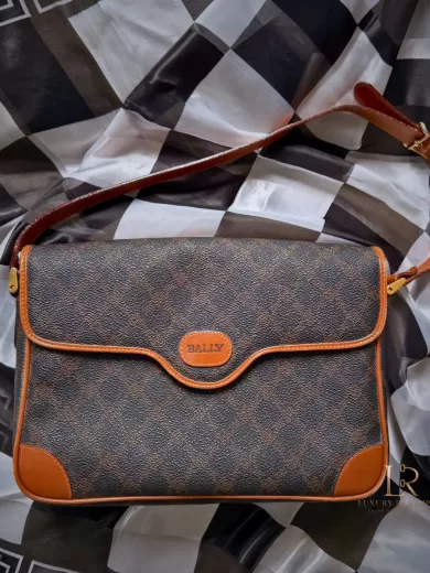 Bally Vintage B-Monogram Flap Shoulder Bag