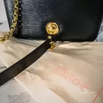 Luxury Revamped - Chloé Vintage Black Epi Leather Jewelry Button Chain Shoulder Bag – Handbags Icons – view 28 | authenticated pre-loved luxury