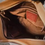 Luxury Revamped - Coach Tan Leather Convertible Duffle Shoulder Bag — F15064 – Handbags Icons – view 25 | authenticated pre-loved luxury