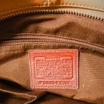 Luxury Revamped - Coach Tan Leather Convertible Duffle Shoulder Bag — F15064 – Handbags Icons – view 28 | authenticated pre-loved luxury